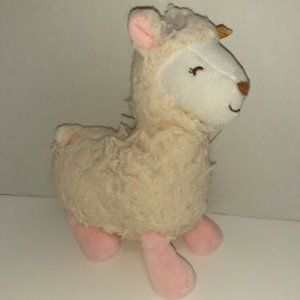 Sheep Lamb Baby White Pink 8 inch Plush Stuffed Animal Toy